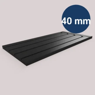 Kategoria płyt XPS o grubości 40 mm, ogrzewanie podłogowe suchy system e-xps, frezowanie pod rury