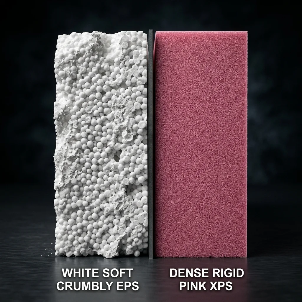 styropian xps a eps - porównanie